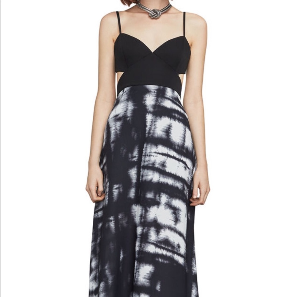 NWT BCBGMAXAZRIA Cutout maxi dress